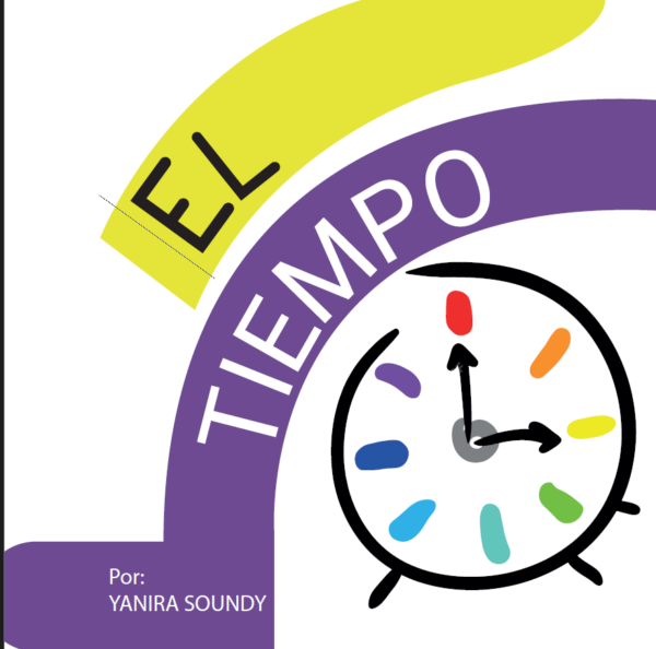 Portada del libro El Tiempo con titulo y un reloj