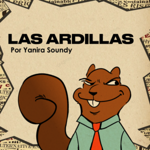 portada del libro con ilustración de una ardilla con expresión pícara