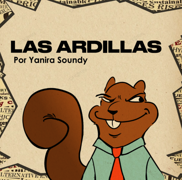 portada del libro con ilustración de una ardilla con expresión pícara