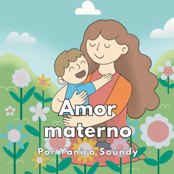 portada de libro con ilustración de una mamá con su hijo abrazados