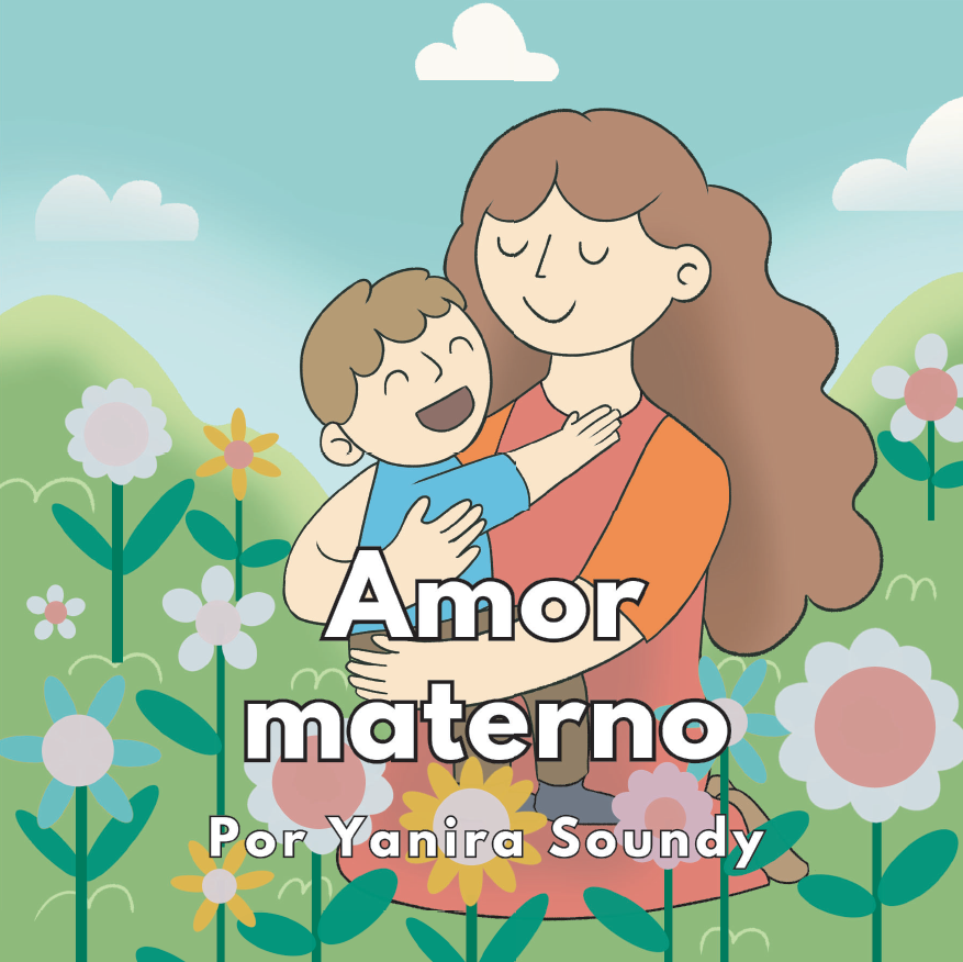 portada de libro con ilustración de una mamá con su hijo abrazados
