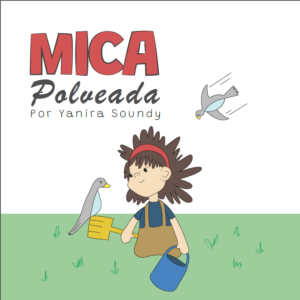 Portada de libro con titulo e ilustración de una niña con el pelo parado