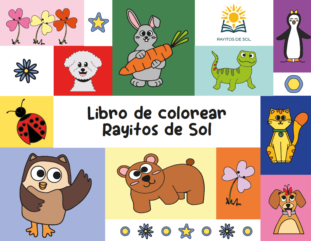 Libreta de Colorear Rayitos de Sol: imagen 1
